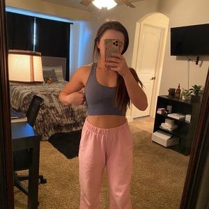 Blue NVGTN contour bra